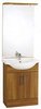 Click for daVinci 650mm Cherry Vanity Unit with ceramic basin, mirror and lights.