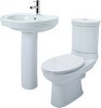 Click for Shires Corinthian 4 Piece Bathroom Suite With Toilet, Seat & 655mm Basin.