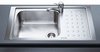 Click for Smeg Sinks Flush Fit 1.0 Bowl Stainless Steel Sink, Right Hand Drainer.