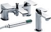 Click for Hudson Reed Hero Basin & Bath Shower Mixer Tap Set (Chrome).