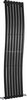 Click for Hudson Reed Radiators Revive Wave Radiator (Black). 413x1785mm.