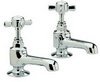 Click for Ultra Beaumont Heavy Pattern Bath taps (Pair, Chrome)