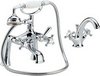 Click for Hudson Reed Jade Basin & Bath Shower Mixer Tap Set With Cross Heads.