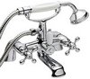 Click for Viscount Bath Shower Mixer with Large Handset (Chrome)