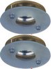 Click for Lights 2 x Low voltage gold & glass downlight with lamps & transformers.