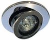Click for Lights Low voltage chrome scoop directional downlight, trans. & lamp.