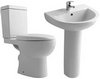 Click for XPress Delux 4 Piece Bathroom Suite With Toilet, Seat & 550mm Basin.