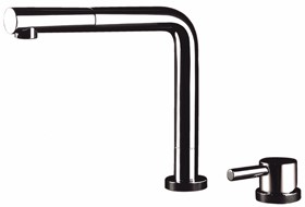 Astracast Nexus Conforto chrome kitchen mixer tap with pull out rinser.