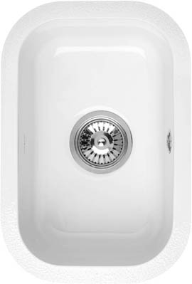 Astracast Sink Lincoln undermount ceramic kitchen half-bowl.