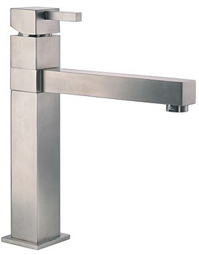 Abode Gino Single Lever Kitchen Tap (Stainless Steel).