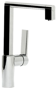 Abode Indus Single Lever Kitchen Tap (Chrome).