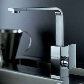 Abode Media Slimline Single Lever Kitchen Tap (Chrome).