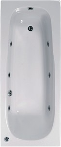 Aquaestil Mercury Aquamaxx Whirlpool Bath. 6 Jets. 1600x700mm.