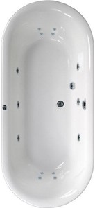 Aquaestil Metauro Classic Whirlpool Bath. 14 Jets. 1800x800mm.