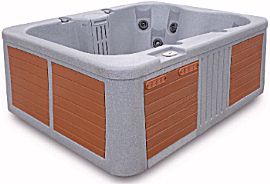 Hot Tub Matrix Deluxe hot tub. 4 person + free steps & starter kit (Onyx).