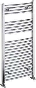 Bristan Heating Gina Curved Electric Radiator (Chrome). 600x1450mm.