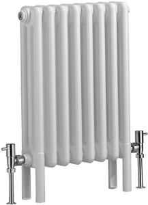 Bristan Heating Nero 3 Column Electric Radiator (White). 400x600mm.