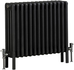 Bristan Heating Nero 4 Electric Thermo Radiator (Gun Metal). 670x600mm.