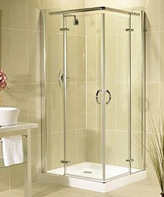 Image Allure 800mm shower enclosure with hinged doors.