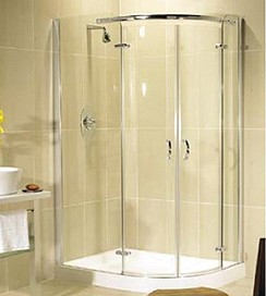 Image Allure Right Handed 800x1000 offset quadrant shower enclosure.