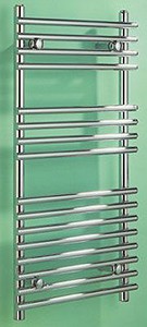 HeatLine Kemer Chrome Heated Towel Rail.  450x800mm. 1058 BTU.