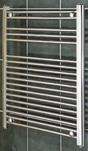 HeatLine Chrome Multi-Rail Towel Radiator.  500x750mm.  825 BTU.