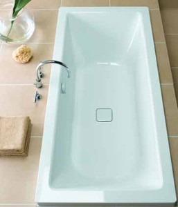 Kaldewei Cono Duo Designer Steel Bath. No Tap Hole. 1900x900mm.