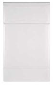 Woodlands W.C. Unit (Gloss White). 500x310x870mm