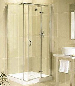 Image Allure 1200x900 right hand shower enclosure with hinged door.