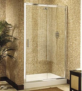 Image Ultra 1200mm jumbo sliding shower enclosure door.