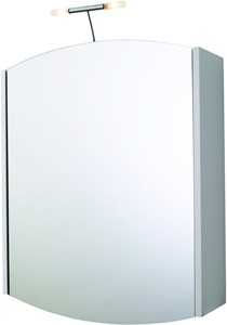 Croydex Cabinets Mirror Bathroom Cabinet, Light & Shaver.  600x730x150mm.