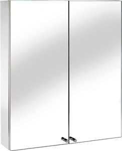 Croydex Cabinets Mirror Bathroom Cabinet With 2 Doors. 500x670x120mm.