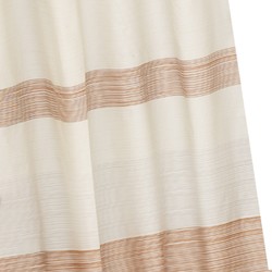 Croydex Textile Hygiene Shower Curtain & Rings (Desert Stripe, 1800mm).