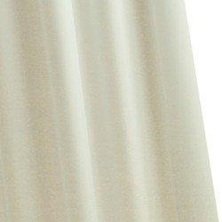 Croydex Textile Shower Curtain & Rings (Ivory, 1800mm).