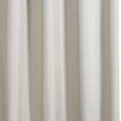 Croydex Textile Shower Curtain & Rings (Stone, 1800mm).