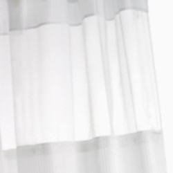 Croydex PVC Shower Curtain & Rings (Modesty Storage, 1800mm).