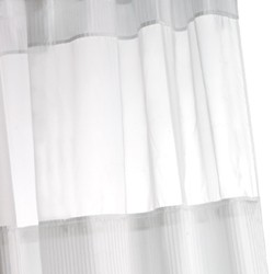 Croydex Textile Pro Shower Curtain & Rings (Regency Stripe, 1800mm).