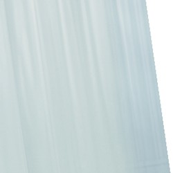 Croydex PVC Shower Curtain & Rings (Frosty Clear, 1800mm).