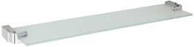 Deva Edge Glass Shelf 475 x 118mm (Chrome).