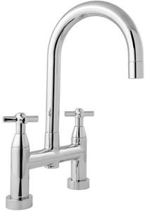 Deva Apostle Bridge Sink Mixer Tap With Swivel Spout.