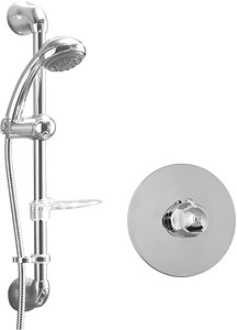 Deva Azure TMV2 Thermostatic Concealed Shower Valve Kit (Chrome).