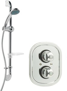 Deva Showers Thermostatic Concealed Shower Kit (Chrome).