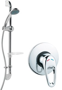 Deva Excel Manual Concealed Shower Kit (Chrome).