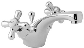 Deva Consort Mono Basin Mixer Tap With Pop Up Waste (Chrome).