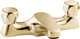 Deva Profile Bath Filler Tap (Gold).