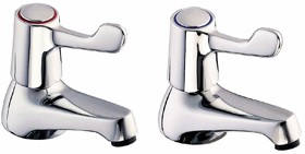 Deva Lever Action 3" Lever Bath Taps (Pair).