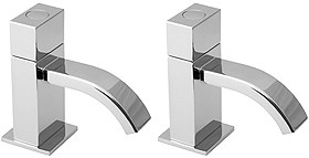 Deva Edge Basin Taps (Pair).