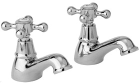 Deva Empire Basin Taps (Pair, Chrome).