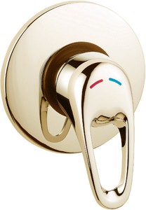 Deva Excel Manual Concealed Shower Valve (Gold).