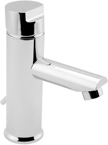 Deva Ikon Mono Basin Mixer Tap With Pop Up Waste (Chrome).